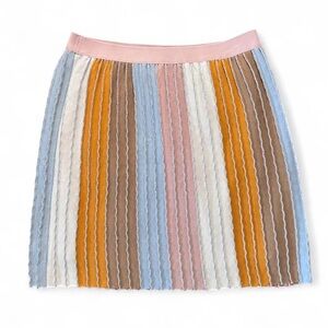 EVA FRANCO ANTHROPOLOGY PASTEL KNIT MINI SKIRT